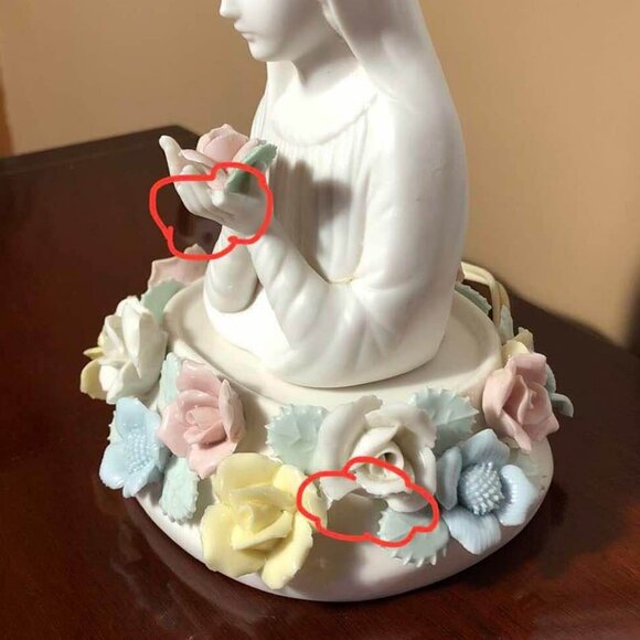 Mother Mary bisque night light - Picture 10 of 10